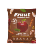 FRUUT dehidrēti ābolu čipsi ar kanēli 20g
