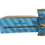 Kaste Dave & Jon’s riekstu batoniņš ar jūras sāli un šokolādi 20x35g