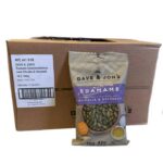 Kaste Dave & Jon's grauzdētas sojas pupas ar olīveļļu un jūras sāli 16x100g