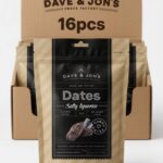 Kaste Dave & Jon’s "Salty Licorice" žāvētas dateles bez kauliņiem* ar garšu 16x125g