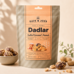 Dave & Jon’s “Salted Caramel Peanuts” žāvētas dateles bez kauliņiem* ar garšu 125g