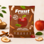 FRUUT dehidrēti ābolu čipsi ar kanēli 20g